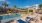 outdoor pool area at retreat at chelsea park apartments