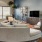 Clubhouse with large round couch and flatscreen TV